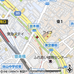 ＰＡＲＫＦＬＡＴＳ渋谷代官山周辺の地図