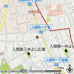 ナビパーク調布入間町第１駐車場周辺の地図