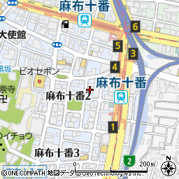 桂麻布十番ビル周辺の地図