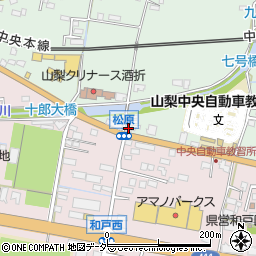 三ツ輪産業甲信支店甲府営業所周辺の地図