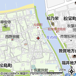 福井県敦賀市松島町2-8周辺の地図