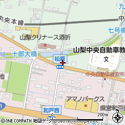 三ツ輪産業株式会社　甲府支店周辺の地図