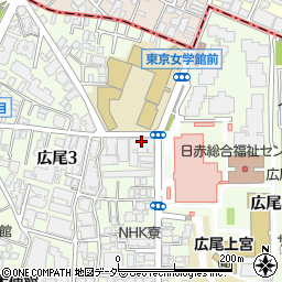 日赤病院前交番周辺の地図