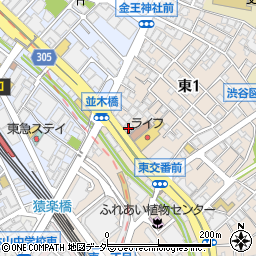 アルファトランク渋谷東周辺の地図