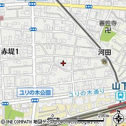 東京都世田谷区赤堤1丁目12周辺の地図