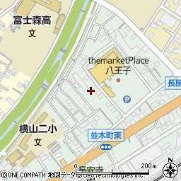 東京都八王子市並木町33周辺の地図