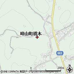 京都府京丹後市峰山町橋木周辺の地図