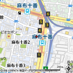 いとはん 麻布十番周辺の地図