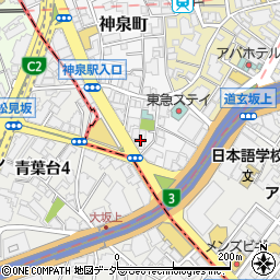 東京都渋谷区神泉町10-9周辺の地図