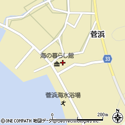 福井県三方郡美浜町菅浜100-19周辺の地図