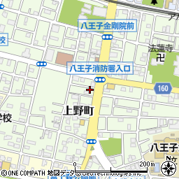 レコードブック八王子上野町周辺の地図