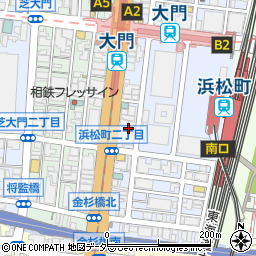 やまぐち山海の恵み 別邸 福の花 浜松町店周辺の地図