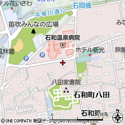 山梨県笛吹市石和町八田330-15周辺の地図