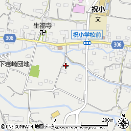 山梨県甲州市勝沼町下岩崎768周辺の地図