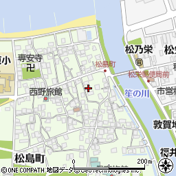 福井県敦賀市松島町2-25周辺の地図
