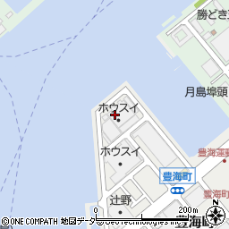 株式会社ホウスイ　豊海第三冷蔵庫周辺の地図