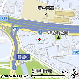 東京都府中市押立町周辺の地図