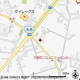 千葉県八街市大木673周辺の地図