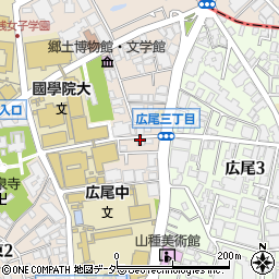 パークジャパン渋谷東第１６駐車場周辺の地図