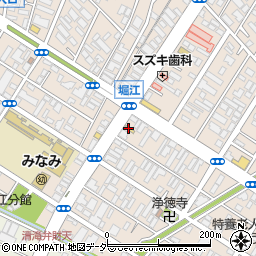 すき家浦安堀江店周辺の地図