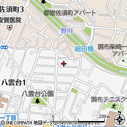 八雲医院周辺の地図