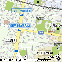 東京都八王子市上野町周辺の地図