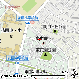 アジュール花園周辺の地図