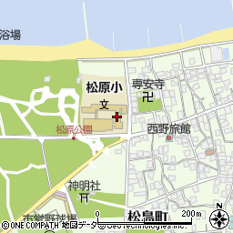 敦賀市立松原小学校周辺の地図