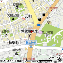 福井県敦賀市元町11周辺の地図