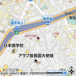 東京都渋谷区南平台町3周辺の地図