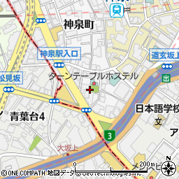 東京都渋谷区神泉町10周辺の地図