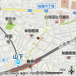 東京シティ信用金庫豪徳寺支店周辺の地図
