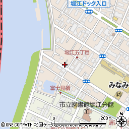 千葉県浦安市堀江5丁目周辺の地図