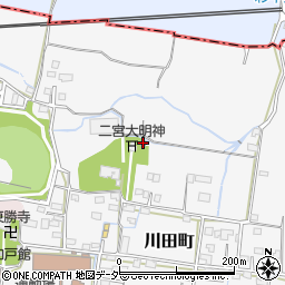 川田町公民館周辺の地図