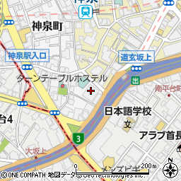 東京都渋谷区神泉町8周辺の地図