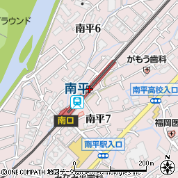 南平駅周辺の地図