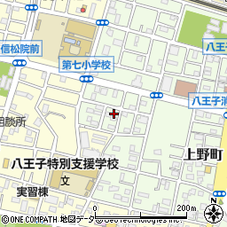 東京都八王子市上野町87周辺の地図
