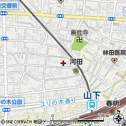 東京都世田谷区赤堤1丁目4周辺の地図
