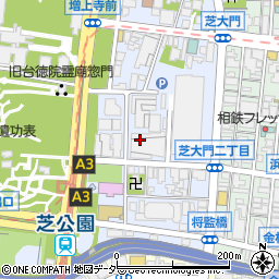 東京都港区芝公園2丁目周辺の地図