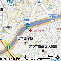 パークステーション渋谷本社周辺の地図