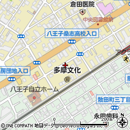 コムパーク西八王子第４駐車場周辺の地図