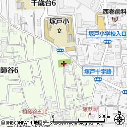 塚戸公園トイレ周辺の地図