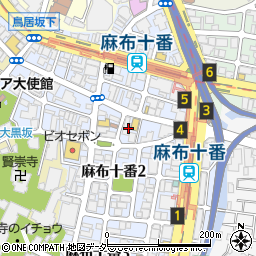 ルバーラヴァン（ＬｅＢａｒａＶｉｎ）　５２ＡＺＡＢＵ・ＴＯＫＹＯ成城石井周辺の地図