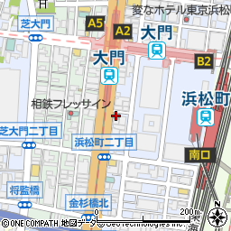 スーパーホテル東京・浜松町周辺の地図