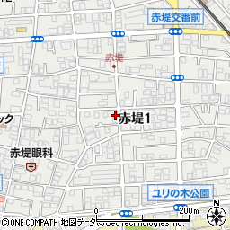 東京都世田谷区赤堤1丁目25-16周辺の地図