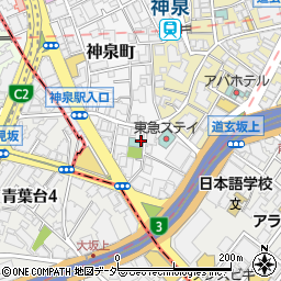 和楽 渋谷周辺の地図