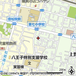 東京都八王子市上野町90周辺の地図