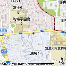 横浜家系 侍 池尻店周辺の地図