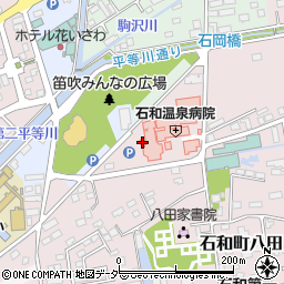 山梨県笛吹市石和町八田330-18周辺の地図