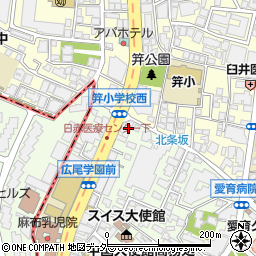 日興パレス南麻布周辺の地図